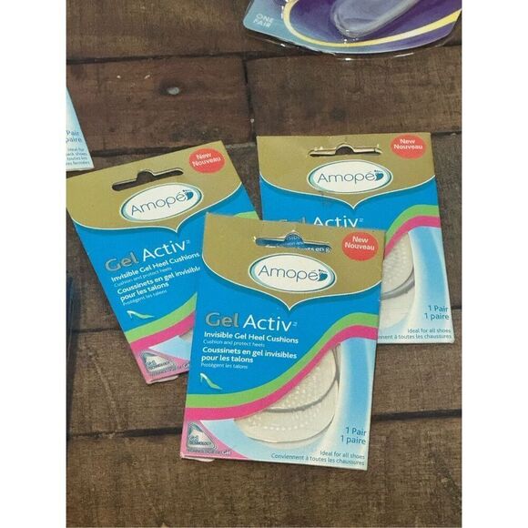 24 piece lot dress casual gel & cushion foam comfort pain relief insoles /liners - Picture 3 of 7